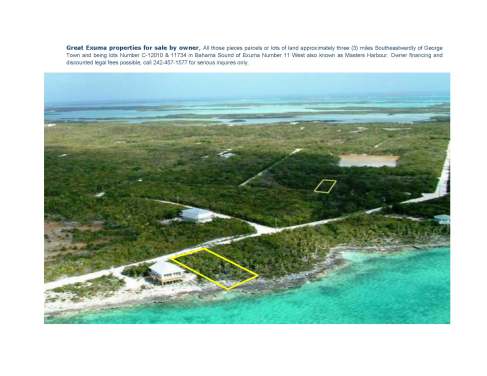 Masters Harbour Lots